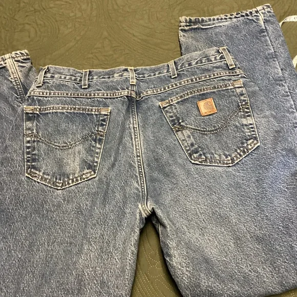 Vintage Carhartt Flannel Lined Denim 36x32 Men’s Carhartt Jeans